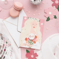 Clearance Party Deco Greeting Card Pin'S Evjf Bride