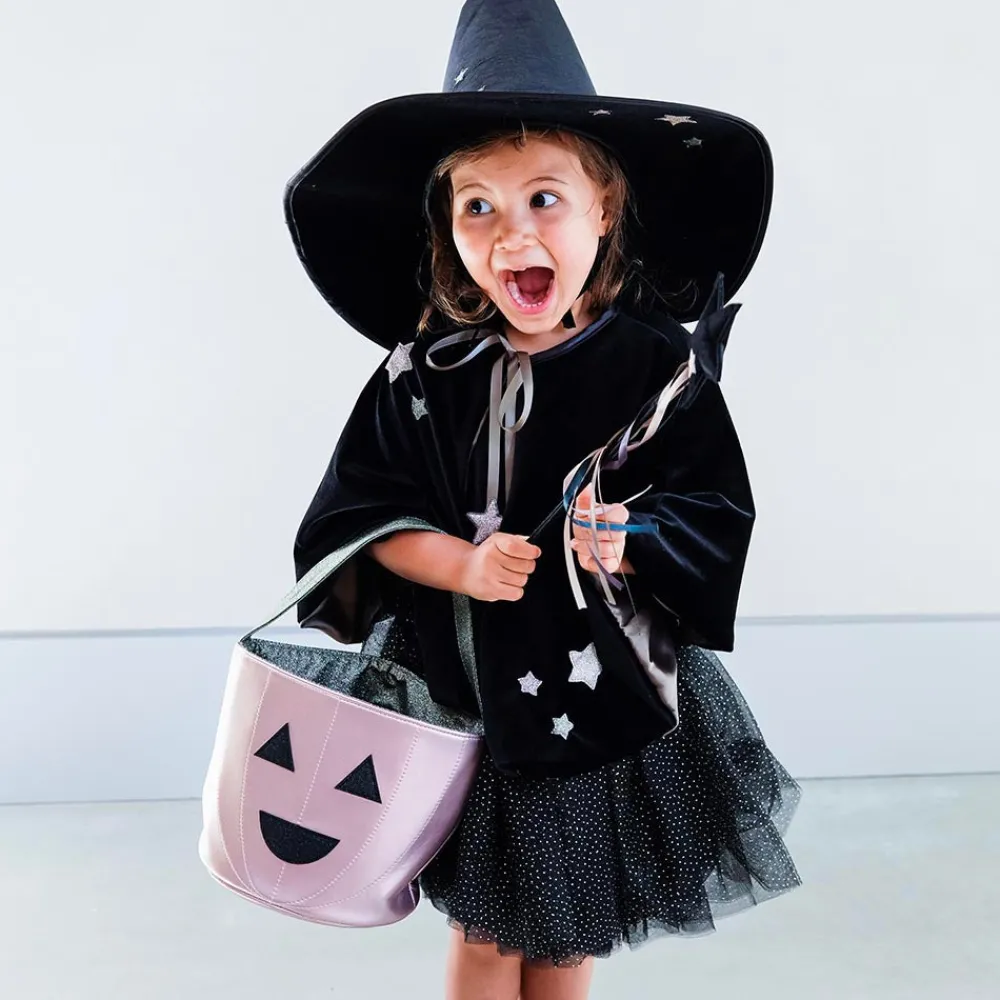 Hot Mimi & Lula Halloween Black Velvet Witch Wand