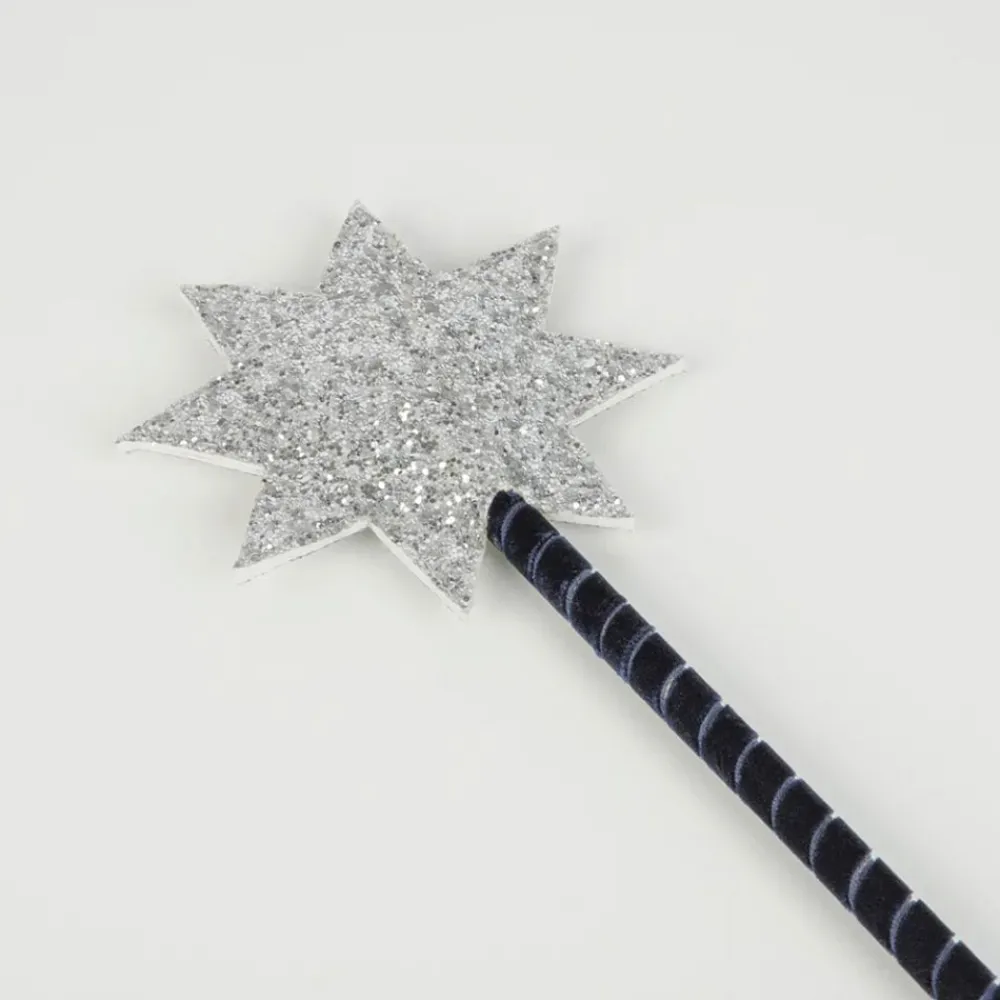 Best Sale Meri Meri Halloween Blue Velvet Magician Cape And Hat