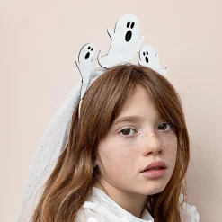 New Mimi & Lula Halloween Ghost Veil Headband