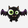 Hot Grabo Balloons Halloween Smiling Bat Balloon