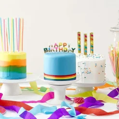 New TalkingTables Happy Birthday Rainbow Birthday Candle