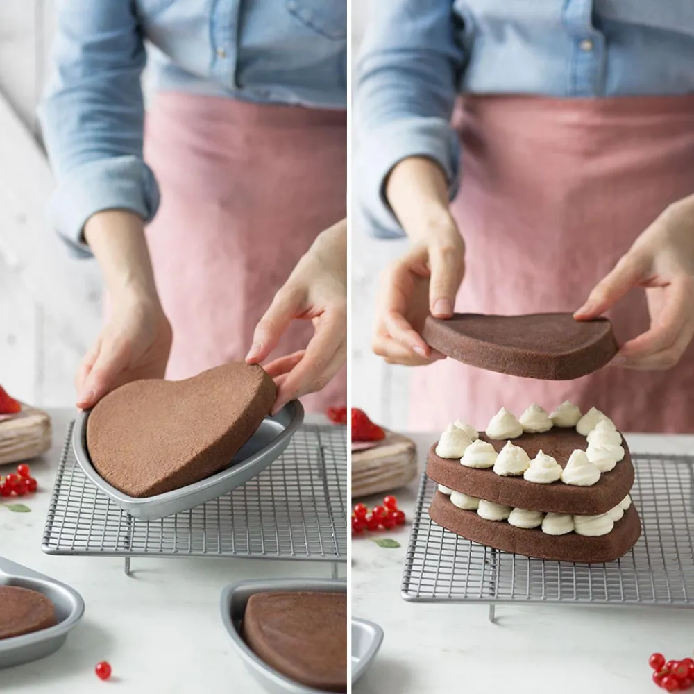 Outlet Decora Heart Layer Cake Mold