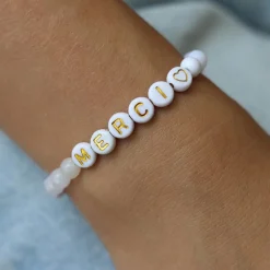 Flash Sale La petite épicerie Heishi Beads Thank You