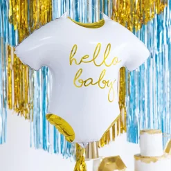 Fashion Party Deco Hello Baby Bodysuit Balloon