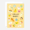 Clearance Wrap Hello Baby Greeting Card