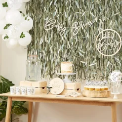 Fashion Ginger Ray Hey Baby Wooden Hanging Lamp