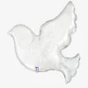 Cheap Grabo Balloons Holographic Dove Balloon