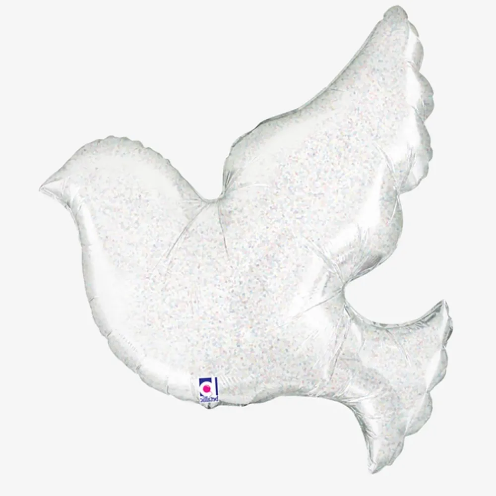 Cheap Grabo Balloons Holographic Dove Balloon