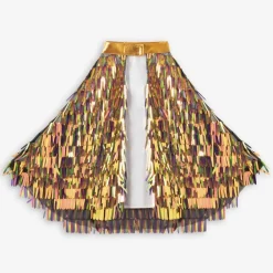 Outlet Ratatam Holographic Fringed Cape