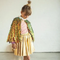 Outlet Ratatam Holographic Fringed Cape