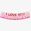 Best Party Deco I Love You Fringe Garland