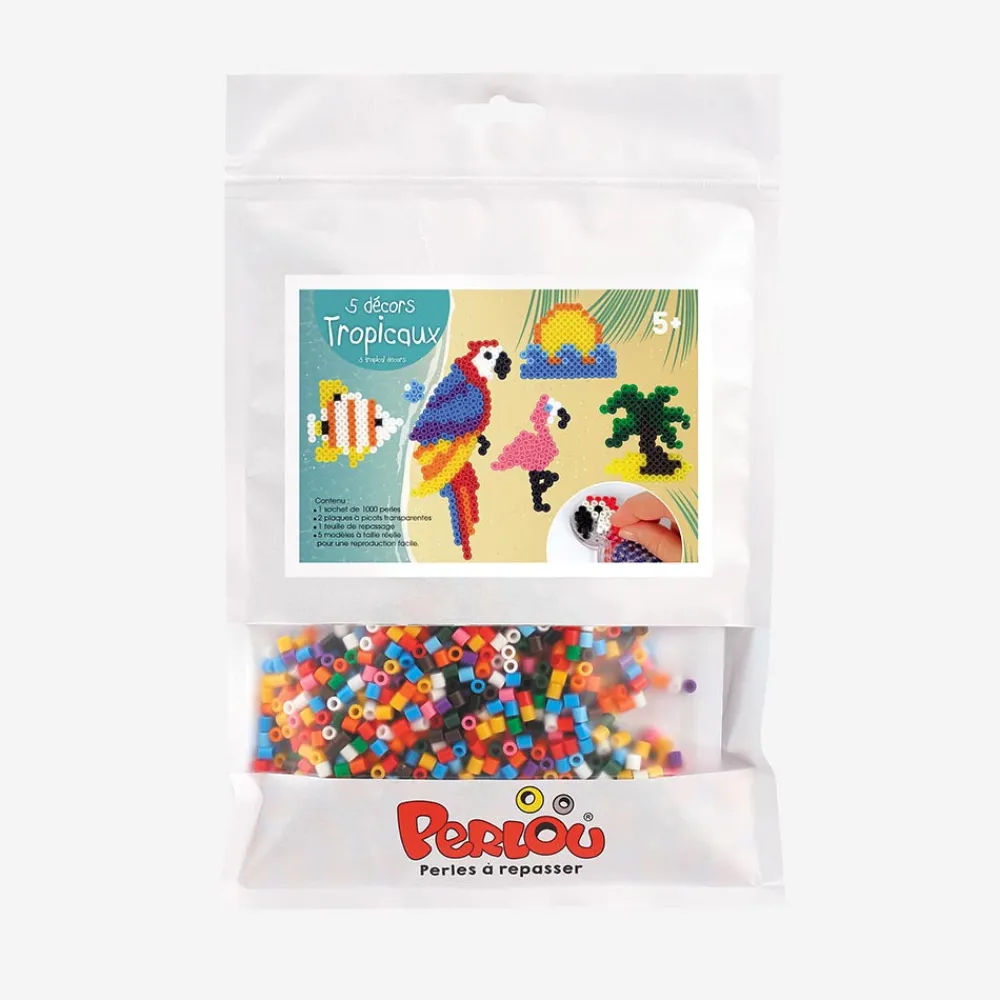 Best Graine Créative Iron On Beads Kit Jungle