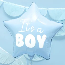 Store Party Deco It'S A Boy Blue Star Balloon