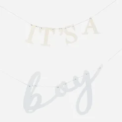 Discount Ginger Ray It'S A Boy Wooden Garland