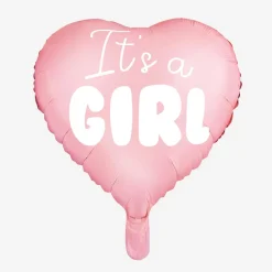 Clearance Party Deco It'S A Girl Pink Heart Balloon