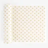 Flash Sale Arty Fêtes Factory Ivory Table Runner With Gold Polka Dots