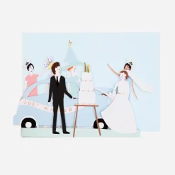 Sale Meri Meri Just Married Accordion Card