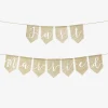 Hot Party Deco Just Married Burlap Garland