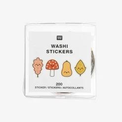 Best Sale Rico Design Kawaii Autumn Washi Tape Sticker