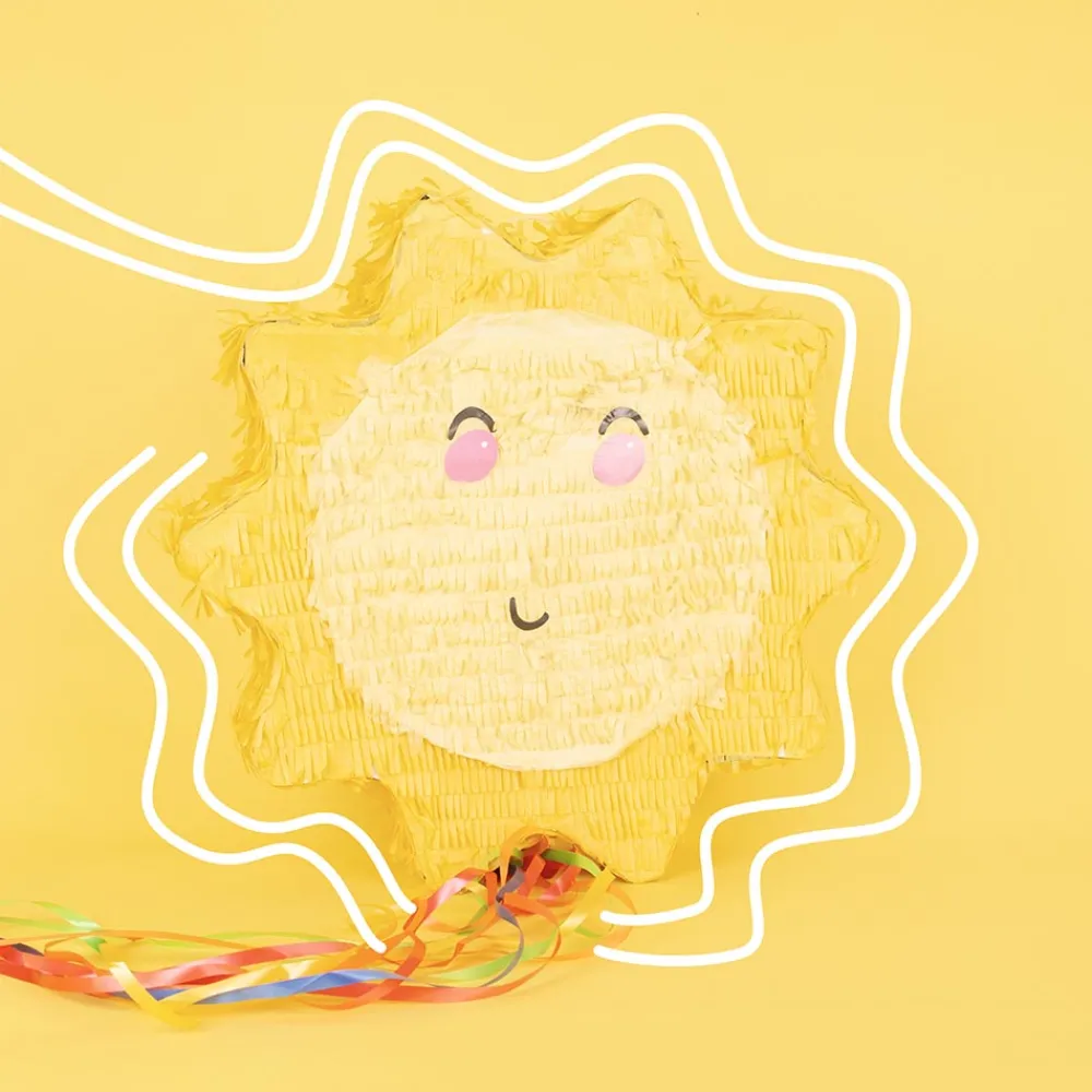 Shop Unique Party Kawaii Sun Pinata