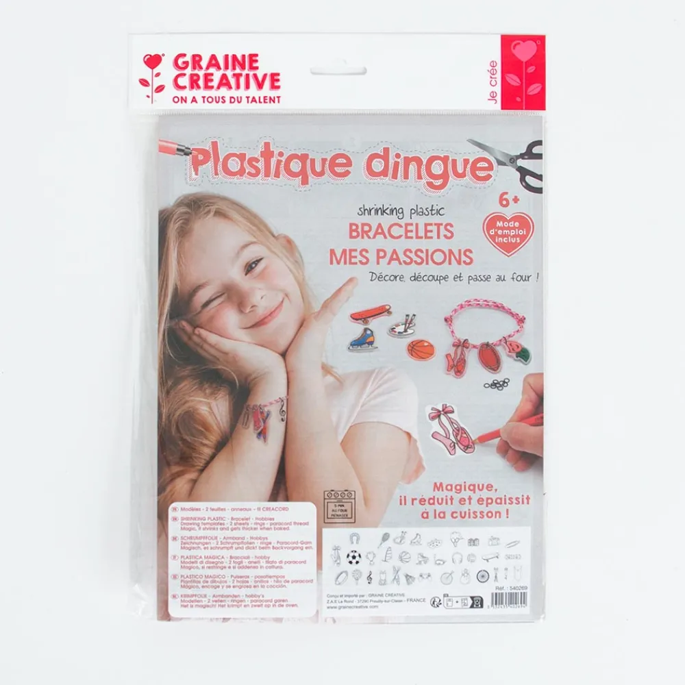 Outlet Graine Créative Kit Bracelets My Crazy Plastic Passions