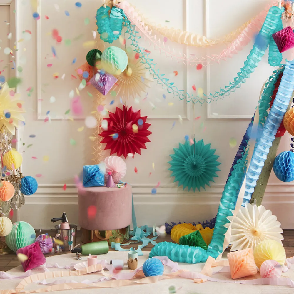 Clearance Meri Meri Kit Of 16 Pastel Paper Lanterns