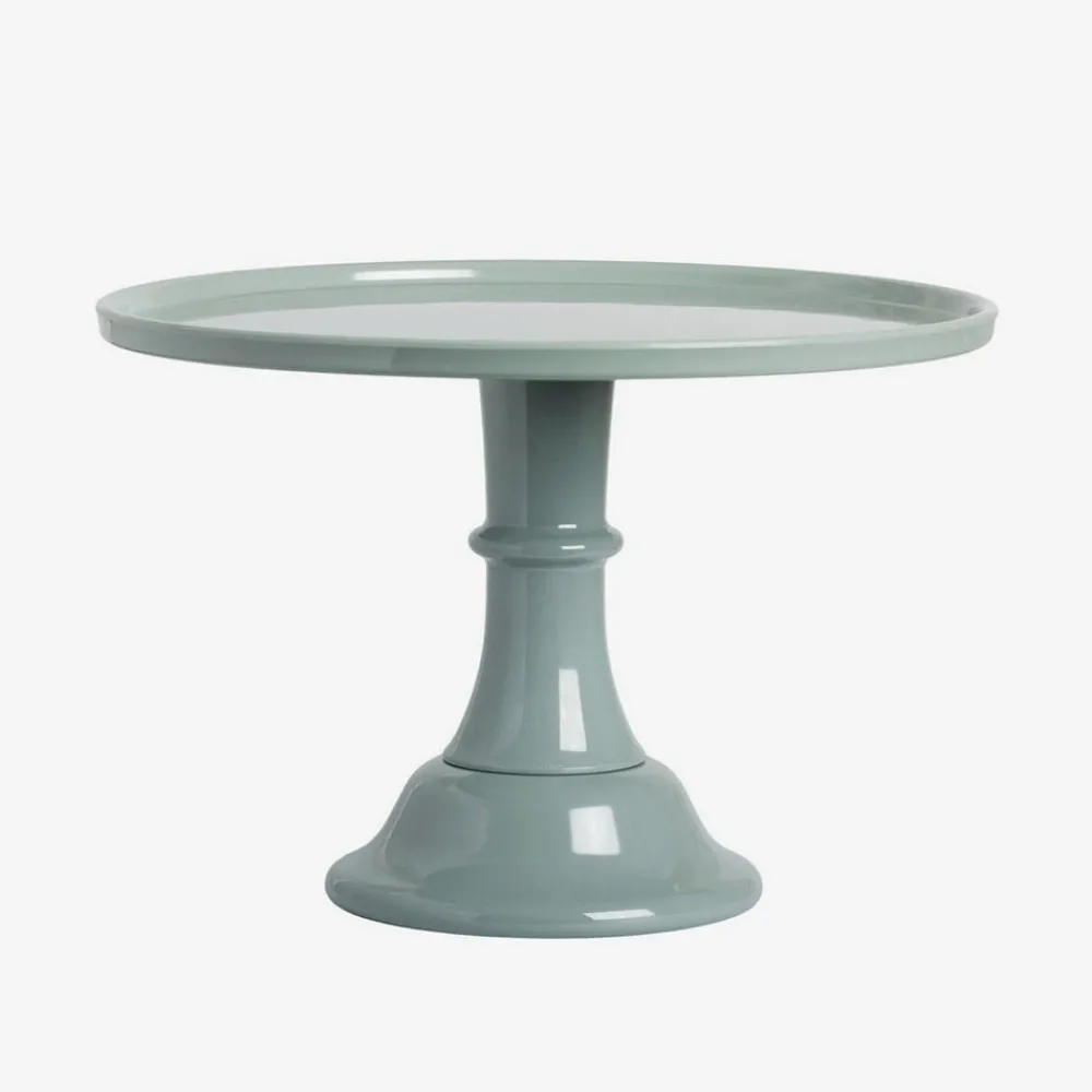 New A Little Lovely Company Large Cake Stand - Sage Green