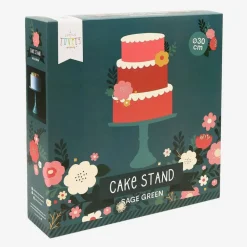 New A Little Lovely Company Large Cake Stand - Sage Green