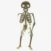 Fashion Arty Fêtes Factory Large Halloween Golden Articulated Skeleton