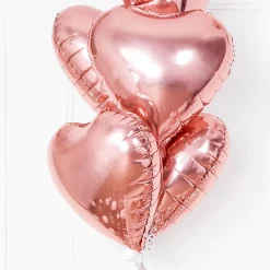 Fashion Party Deco Large Rose Gold Heart Helium Balloon