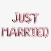 Discount Rico Design Letter Balloon Just Married Rose Gold