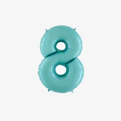 Cheap PMS Ballon Light Blue Number Balloon (Small Size)