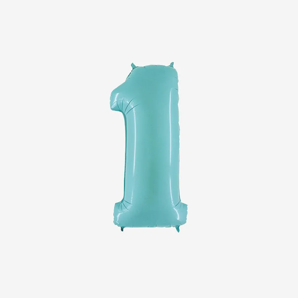 Cheap PMS Ballon Light Blue Number Balloon (Small Size)