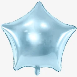 Fashion Party Deco Light Blue Star Balloon