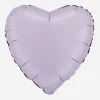 Shop Grabo Balloons Lilac Satin Heart Balloon