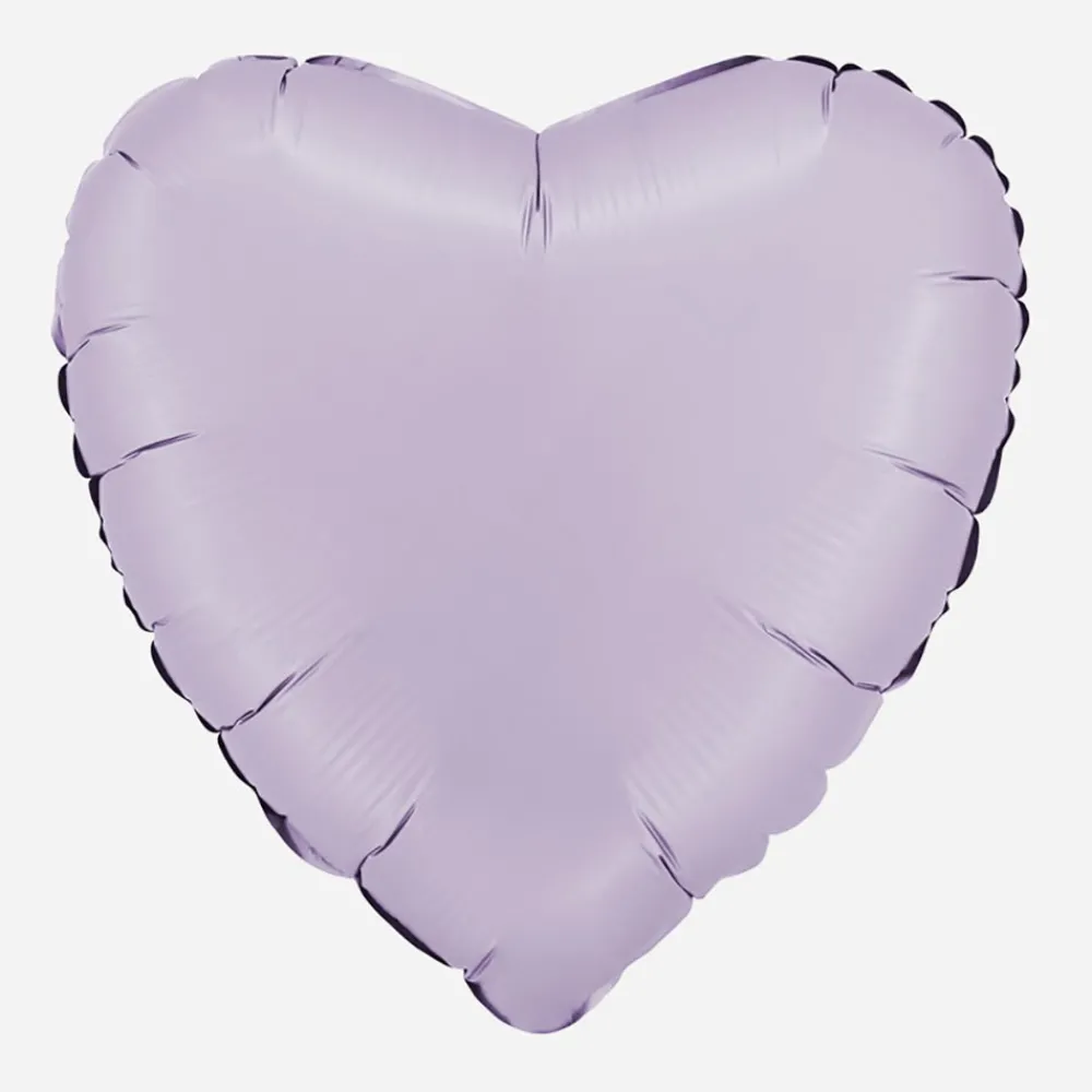 Shop Grabo Balloons Lilac Satin Heart Balloon