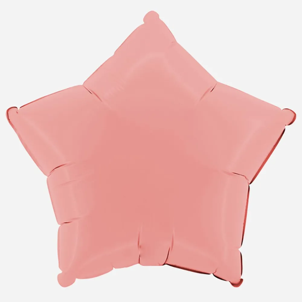 New Grabo Balloons Matt Pink Star Balloon