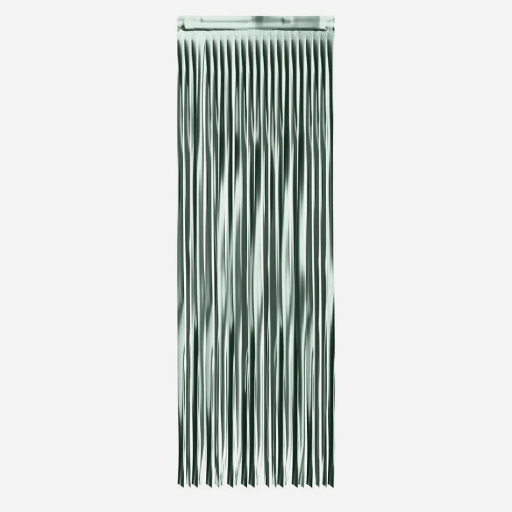 New Petit Clown Matte Lame Curtain - Sage Green