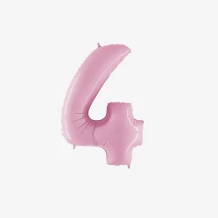 Best PMS Ballon Matte Pink Number Balloon (Small Size)