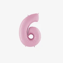 Best PMS Ballon Matte Pink Number Balloon (Small Size)