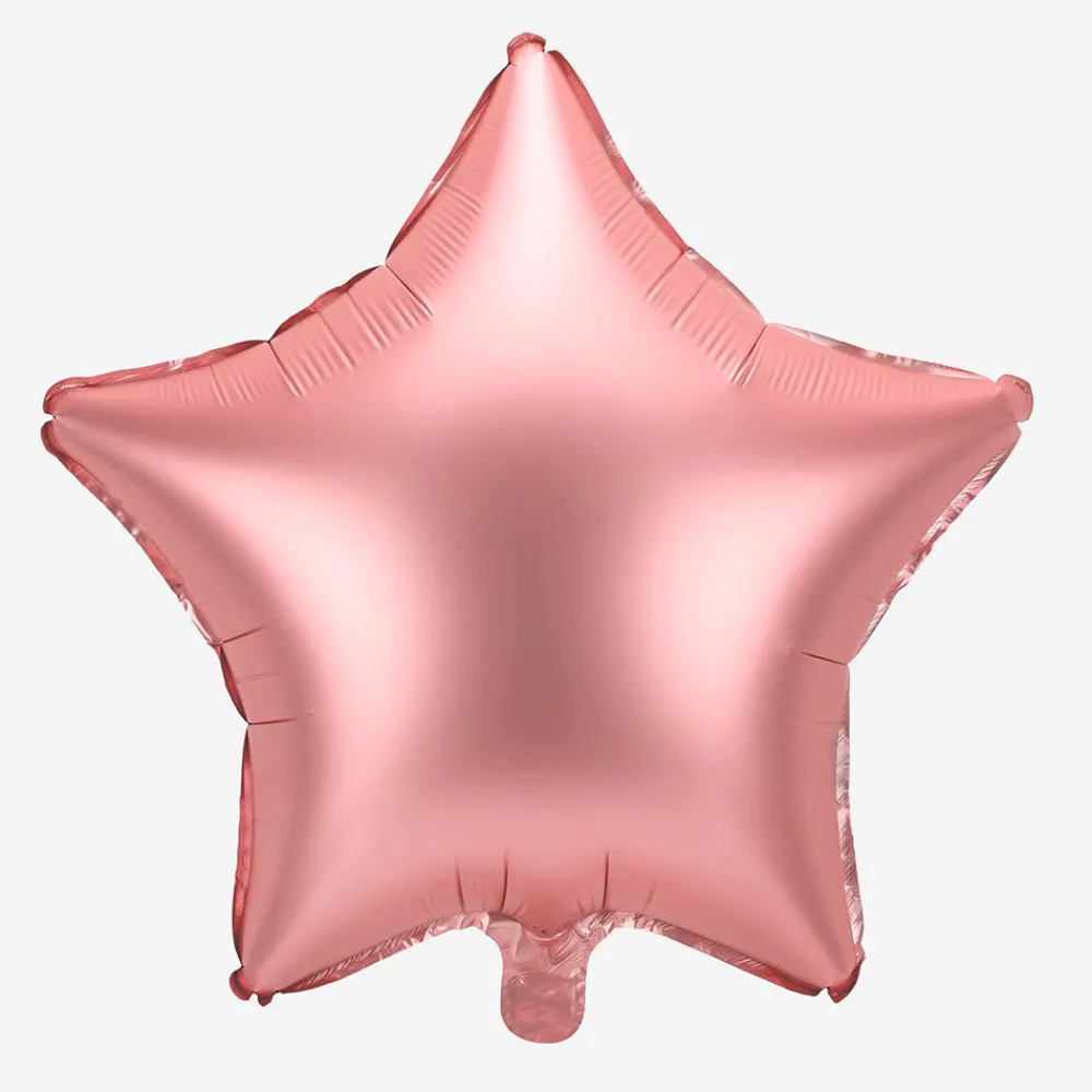 Outlet Party Deco Matte Rose Gold Star Balloon