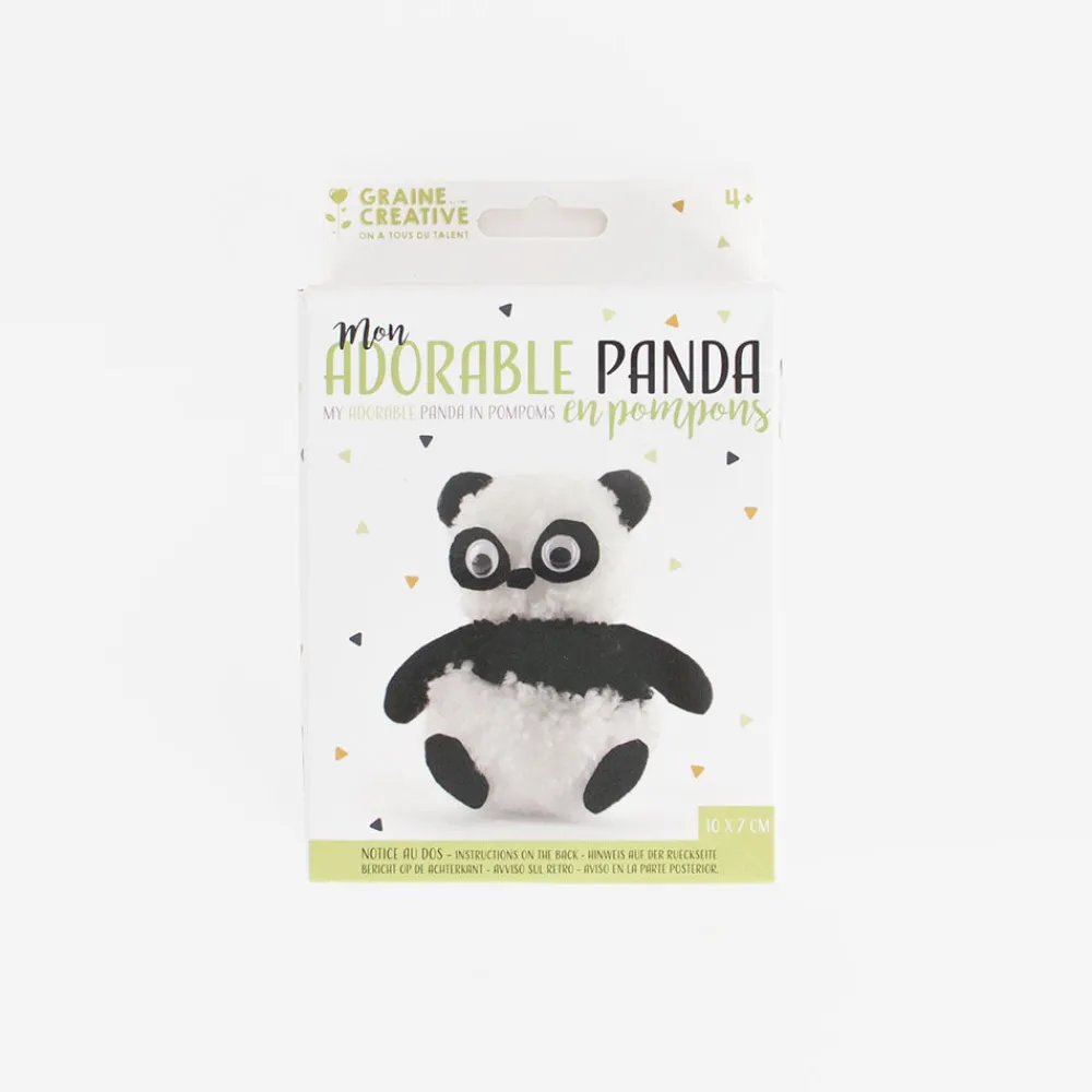 Best Graine Créative Mini Panda Pompom Kit