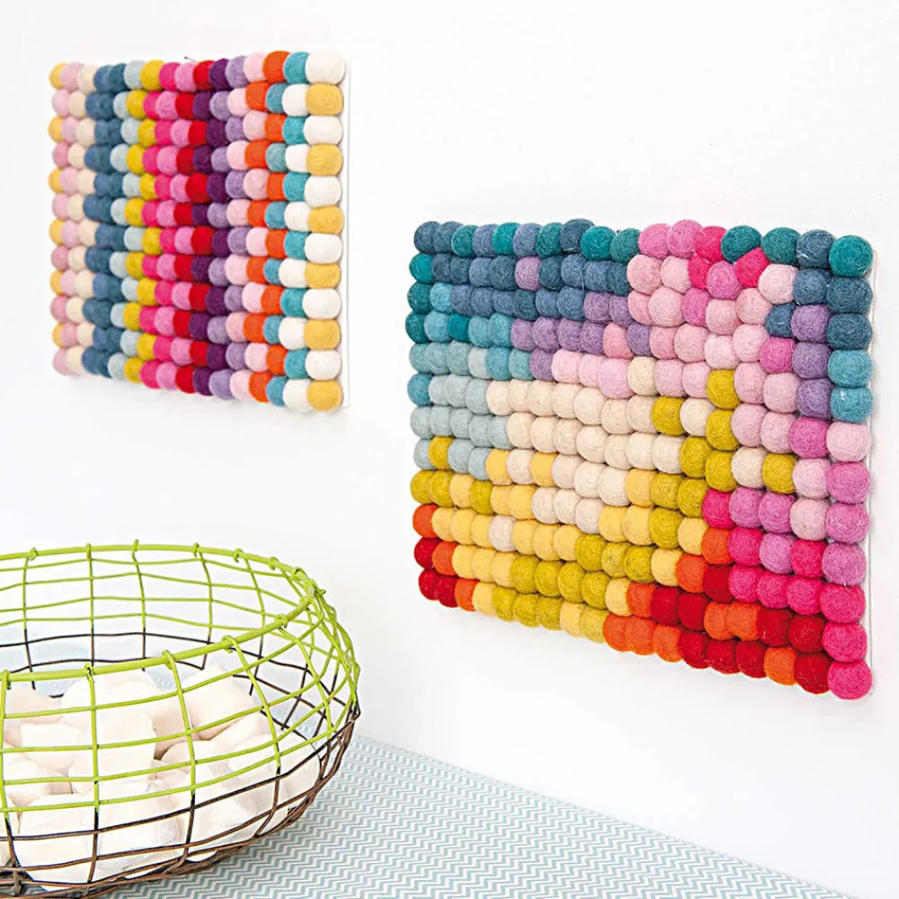 Cheap Rico Design Mixed Multicolored Felt Balls