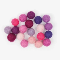 Outlet Rico Design Mixed Pink And Purple Felt Balls