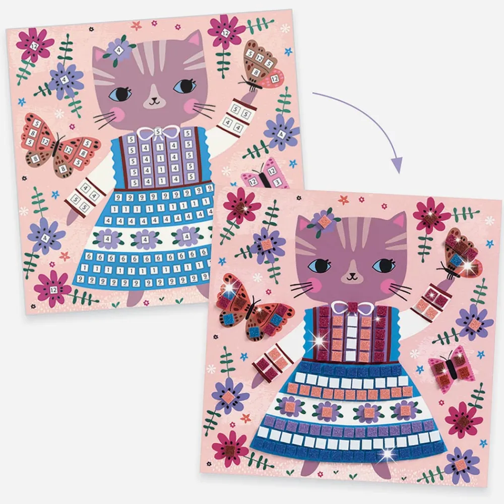 Best Djeco Mosaic Activity: Lovely Pets