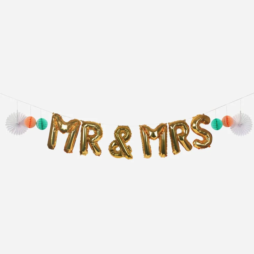 Shop Meri Meri Mr. And Mrs. Wedding Balloon Garland