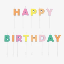 Cheap Unique Party Multicolored Happy Birthday Birthday Candles