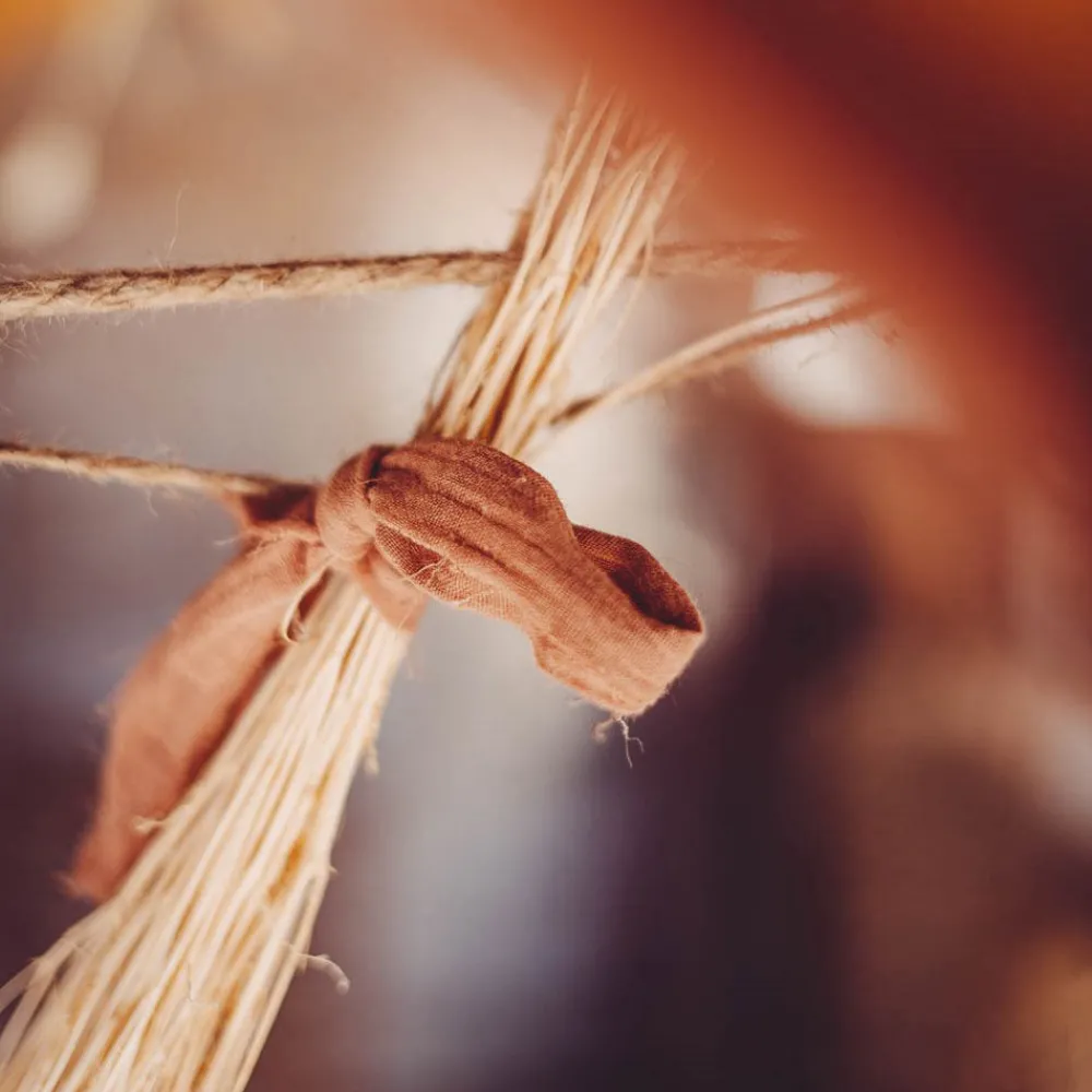 Cheap Arty Fêtes Factory Old Pink Cotton Gauze Ribbon