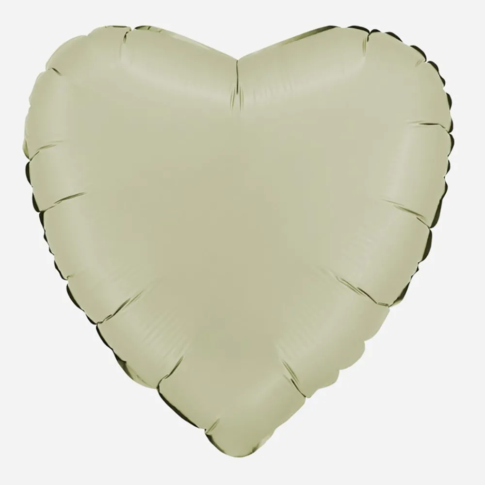 Cheap Grabo Balloons Olive Satin Heart Balloon